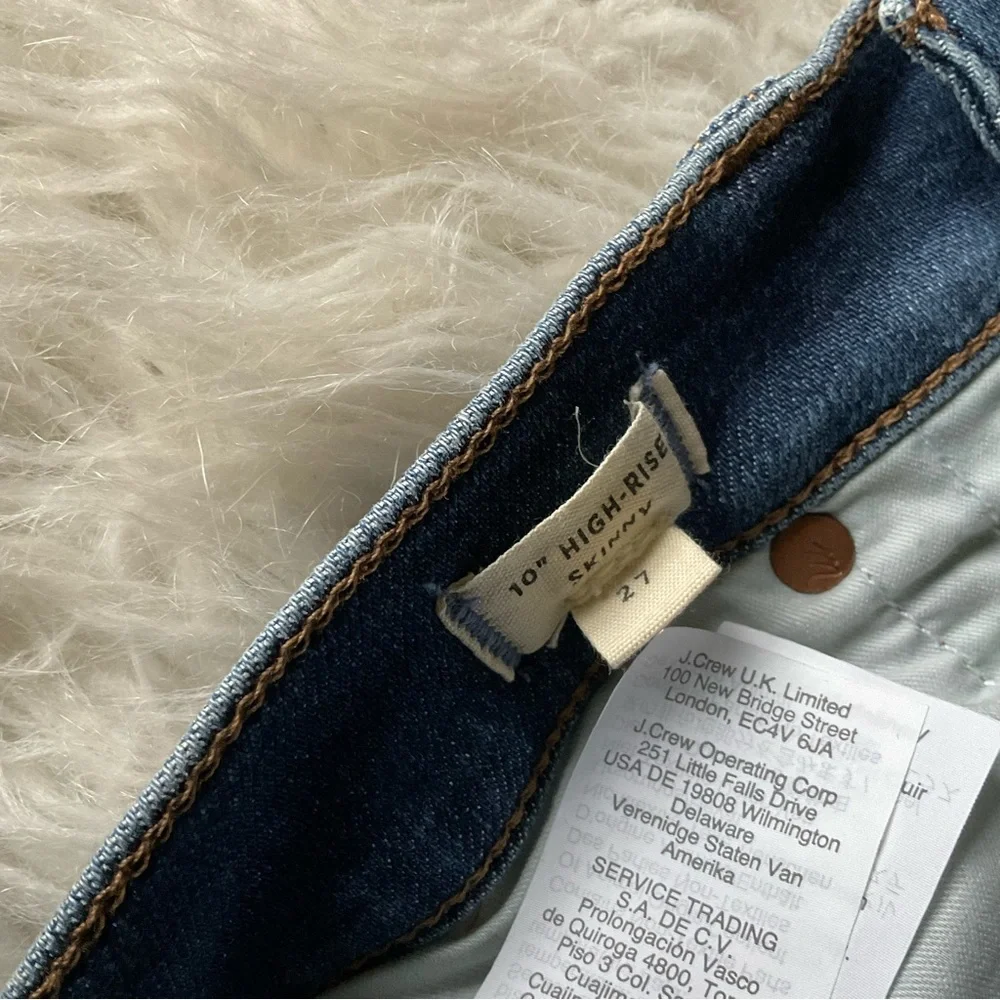 Madewell 10" High-Rise Skinny Jeans in Wendover Wash: TENCEL‎ Denim Edition - Picture 5 of 7
